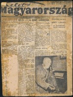 1958 Berecz Ottó Győröcskei Tanító és Zenész 1916-1919 Közötti Orosz Hadifogságban Készített Zongoráiról Szóló Fényképek - Zonder Classificatie