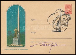 Jurij Alekszejevics Gagarin (1934-1968) Szovjet űrhajós Aláírása Emlékborítékon /

Signature Of Yuriy Alekseyevich Gagar - Autres & Non Classés