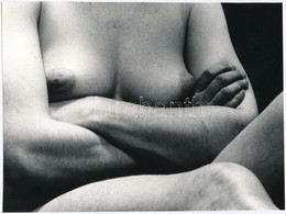 Cca 1978 Bándi András (?-?) Budapesti Fotóművész Hagyatékából A Vonalak C. Alkotása, Feliratozott Vintage Fotó, 17,5x23, - Other & Unclassified