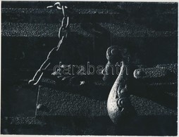 1965 Horváth Péter: Lánc és Bilincs, Feliratozott Vintage Fotóművészeti Alkotás, A Magyar Fotográfia Avantgarde Korszaká - Autres & Non Classés