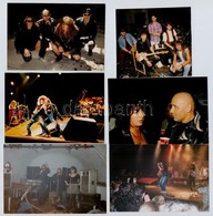 Cca 1990-2000 Rockzenészek, Táncdalénekesek (EDDA, Pataki Attila, Zalatnay Sarolta, Stb.), 6 Db Fotó, 9x13 Cm - Autres & Non Classés