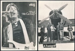 Legendás Zenekarokat, énekest ábrázoló Fotómásolatok(LGT, Fonográf, Bee Gees, Paul McCartney), 5 Db, 18x13 Cm - Autres & Non Classés