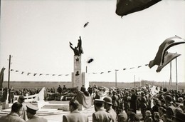 1948 Budapest, Steinmetz Miklós (első!) Szobrának Avatása és Koszorúzása, 9 Db Szabadon Felhasználható Vintage Negatív R - Autres & Non Classés