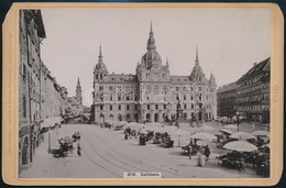 1895 Graz Keményhátú Fotó / Photo 11x17 Cm - Autres & Non Classés