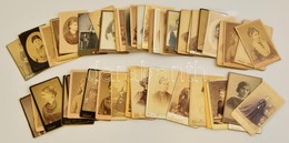 Cca 1860-1900 Kb. 50-60 Db Hölgyekről Készült Keményhátú Fotó, 10x6 Cm - Autres & Non Classés