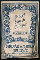 Cca 1890-1900 Molnár és Moser (Budapest, Koronaherceg Utca) 'droguisták' Illatpora Bontatlan Papírzacskóban - Reclame