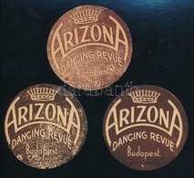 3 Db Arizona Dancing Revue Reklámkorongd: 4,5 Cm - Pubblicitari