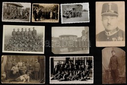 Cca 1914-1956 Vegyes Katonai Fotó Tétel, 9 Db, 5,5x8 és 14x9 Cm Közötti Méretekben - Autres & Non Classés
