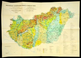 Magyarország Geomorfológiai Térképe, Szerk.: Pécsi Márton, 1:500000, MTA FKI - Kartográfiai Vállalat, 80×116 Cm - Altri & Non Classificati