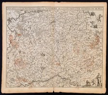 1670 A Luxemburgi Hercegség Térképe, Ducatus Lutzenburgici Tabula Nuperrime In Lucem Edita Per Fredericum De Wit. Nagymé - Autres & Non Classés