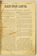 1877-1879 Házi-Ipar Lapja. I. évf. 2.-24. Sz.-II. évf. 1.-4.,8.-15.,19.-24. Sz, III. évf. 9.,8.,5.,4.,3.,10.,11. Számok. - Non Classés