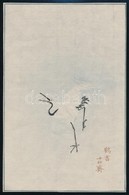Cca 1900-1950 Daru, Kínai Nyomat, 21×14 Cm - Zonder Classificatie