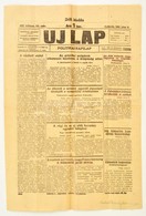 1920 'Uj Lap' Politikai Napilap XIX. évfolyam 161. Szám - Non Classificati