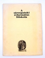 A Sárospataki Református Főiskola. Szerk.: Mátyás Ernő. Sárospatak, 1939, Sárospataki Református Főiskola. Kiadói Papírb - Non Classés
