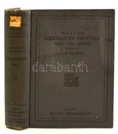 Dr. Babarczi-Schwartzer Ottó(szerk.): Közegészségügy II. Kötet. Az Orvos Közreműködése Az Igazságszolgáltatásban. Közjót - Zonder Classificatie