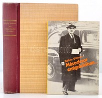 Böhm Vilmos Két Könyve: 
Két Forradalom Tüzében. Bp.,[1946], Népszava. Második Kiadás.Kiadói Félvászon-kötés, Kopottas B - Non Classés