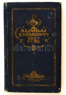 Klinikai Zsebkönyv 1926 évre. Szerk.: Dr. Alföldi Béla. Bp., 1926,'Petőfi'. Kiadói Aranyozott Nylon-kötés, Kissé Kopott, - Non Classés
