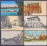 ** * 87 Db RÉGI Külföldi Városképes Lap / 87 Pre-1945 European And American Town-view Postcards - Non Classés