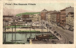 2 Db RÉGI Képeslap; Fiume és Trieste / 2 Pre-1945 Postcards; Rijeka, Trieste - Non Classés