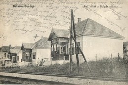 T2/T3 Balatonberény, Páli Villák, Bolgár Villa, Vasúti Sínek. Neumark Adolf Kiadása (EK) - Non Classés