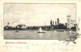 T2 Balatonföldvár, Parti Villák, Vitorlás. Klösz György Art Nouveau - Non Classés