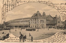 T2/T3 Budapest VI. Nyugati Pályaudvar, Villamosok. Divald Károly 108. Sz. (EK) - Non Classés