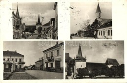 T2 Bánffyhunyad, Huedin; Utcarészlet, Templom, Kolozsvári András, Albert Lázár üzletei / Street, Church, Shops - Non Classés