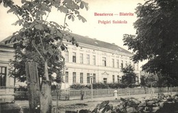 ** T1 Beszterce, Bistritz, Bistrita; Polgári Fiúiskola. F. Stolzenberg Kiadása / Boys' School - Non Classés