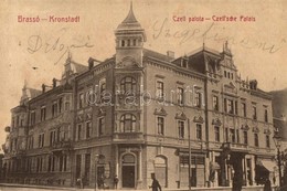 * T2/T3 Brassó, Kronstadt, Brasov; Czell Palota, Wilh. Zimmermann üzlete. No. 125. / Czell Palace, Tenement House, Shops - Non Classés