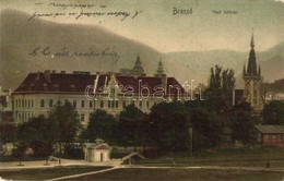 T2/T3 Brassó, Kronstadt, Brasov; Alsó Sétatér. Zeidner H. Kiadása / Promenade Square (EK) - Non Classés