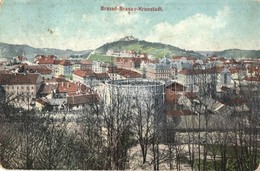 T2/T3 Brassó, Kronstadt, Brasov; Látkép Télen, Fehér Torony / General View In Winter, White Tower (EK) - Non Classés