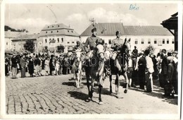 T2 1940 Dés, Dej; Bevonulás, Szwasztika Zászló / Entry Of The Hungarian Troops, Swastika Flag. '1940 Nagybánya Visszatér - Non Classés