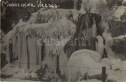 T2/T3 1941 Maroshévíz, Toplita; Befagyott Vízesés Télen / Frozen Waterfall In The Winter, Photo (EK) - Non Classés