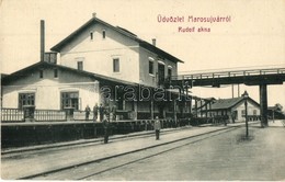 T2/T3 Marosújvár, Ocna Mures; Rudolf Akna, Vasútállomás. W. L. 1598. / Mine Shaft, Industrial Railway Station (EK) - Non Classés