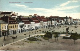 ** T1/T2 Marosvásárhely, Targu Mures; Fő Tér, Lukács János, Lang Béla üzletei. Porjes S. Sándor Kiadása / Main Square, S - Non Classés