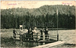 T2/T3 Tusnád-fürdő, Baile Tusnad; Szent Anna Tó Lapátkerekes Kompjárattal / Ferry On The Lake  (EK) - Non Classés