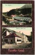 ** T1/T2 Tusnád-fürdő, Baile Tusnad; Alsó Vashíd, Anna és Emma Villa / Railway Bridge, Villas - Unclassified