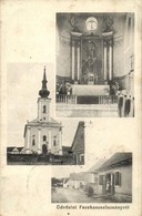 T2/T3 Fazekaszsaluzsány, Hrnciarske Zaluzany; Templom és Belseje, Utcakép üzlettel / Church, Interior, Street View With  - Zonder Classificatie