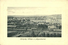 ** T2/T3 Ipolyság, Sahy; Látkép, Vasútállomás, Vagonok. W. L. Bp. 4700. / Railway Station, Wagons (EK) - Non Classificati