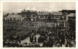 ** T2/T3 1938 Beregszász, Berehove; Bevonulás / Entry Of The Hungarian Troops (fl) - Unclassified