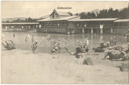 T2/T3 Crikvenica, Cirkvenica; Bathing People On The Beach  (EK) - Unclassified