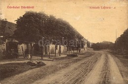 T2/T3 Dárda, Darda; Kossuth Lajos Utca, üzlet. W. L. 176. / Street View, Shop (felületi Sérülés / Surface Damage) - Unclassified