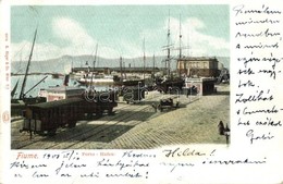 T2/T3 Fiume, Porto Hafen / Industrial Railway With Wagons At The Port  (EK) - Zonder Classificatie