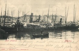 T2 Fiume, Molo Adamich / Steamships At The Port - Non Classés