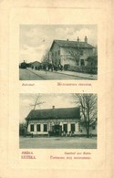 T3/T4 Béska, Beska; Bahnhof, Gasthof Zur Bahn / Vasútállomás, Gőzmozdony, Vasúti Vendéglő. W. L. Bp. 4263-46. / Railway  - Zonder Classificatie