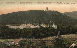 ** T2 Baden Bei Wien, Helenenthal, Schloss Weilburg, Ruine Rauheneck / Valley, Castle, Ruins - Zonder Classificatie