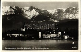 * T2 Gmunden, Schloss Ort Mit Dem Höllengebirge /  Castle With Mountain - Non Classés