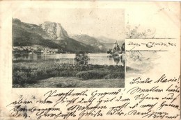 T2 1898 Grundlsee, Grundel See; Floral - Zonder Classificatie