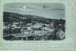 T2 1899 Grünburg Von Der Kirchenmauer In Steinbach Aus / Night - Non Classés