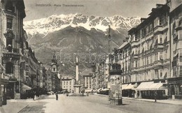 T2/T3 Innsbruck, Maria Theresien Strasse / Street, Shop Of Joseph Bauer & Sohn (EK) - Non Classés